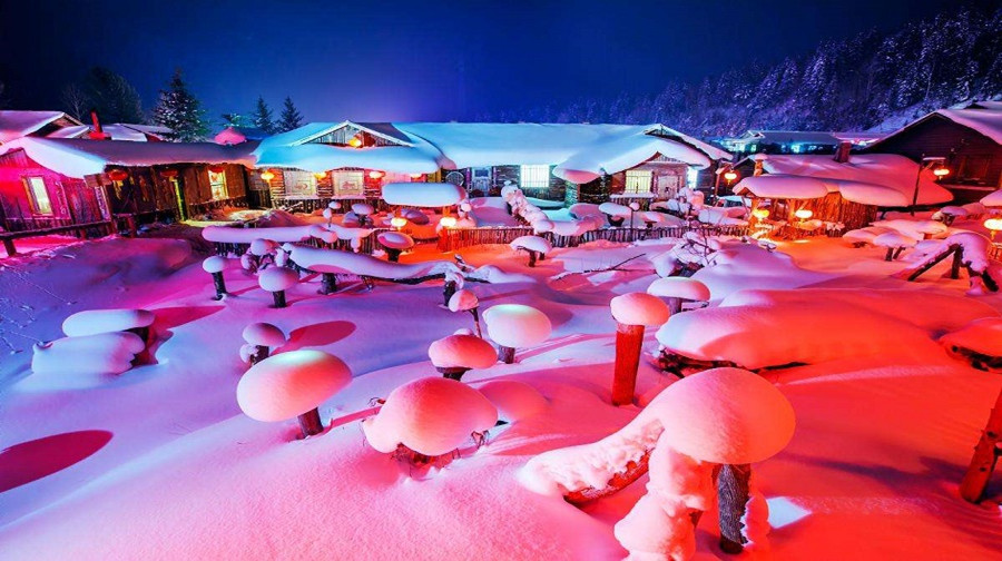 【哈雪盛宴】哈尔滨 亚布力高山索道 雪乡越野穿越 冰雪画廊 威虎寨